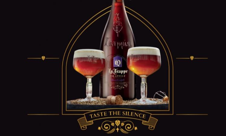 La Trappe Quadrupel Magnum fles met glazen
